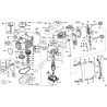 DEWALT D25902K Type 1 Demolition Hammer Spare Parts - Drawing