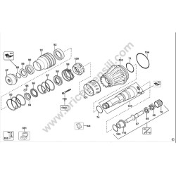 Ricambi DEWALT per Martello Demolitore D25902K Tipo 1 - Esploso 1