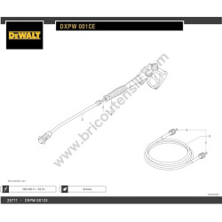 DeWalt Spare Parts for Pressure Washer DXPW001CE -Standard Accessories