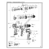 DEWALT DCD701D2 Cordless Drill Type 2 Spare Parts - Drawing