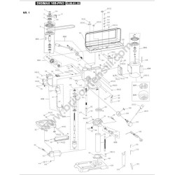 FEMI Drill Press DIGI MAX 16B PRO Spare Parts - Drawing