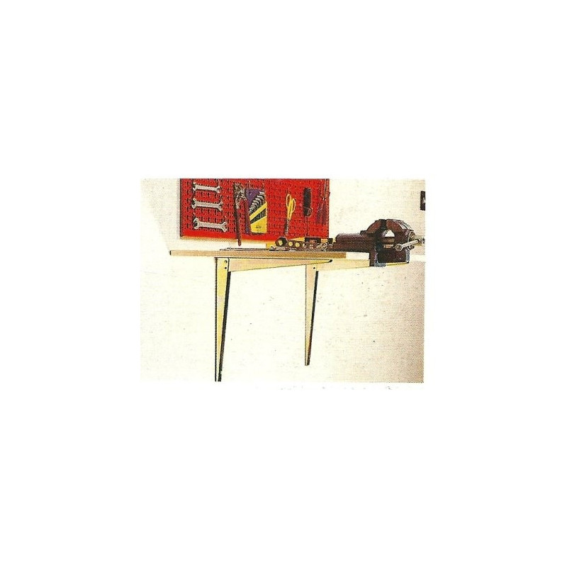 Folding Shelf White 30 cm