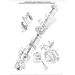 FEMI Metal Chop Saw CS 20-140 Spare Parts - Drawing