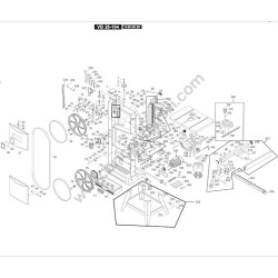 FEMI VB28-194 Vertical Band Saw Spare Parts - Drawing