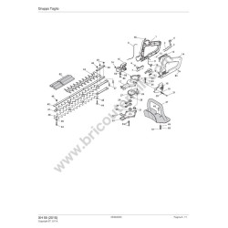 Ricambi Castelgarden per Tagliasiepi XH 55 - Esploso 2