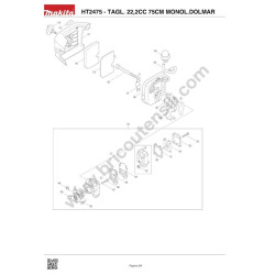 Ricambi Dolmar per Motosega TCS-2801S