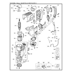 Ricambi DEWALT per Demolitore D25500K Tipo 1 - Motore