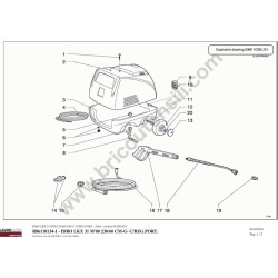 Lavor Pressure Cleaner LKX 31 86110134 Spare Parts - Drawing