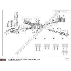 Ricambi Originali Lavor per Idropulitrice LKX 31 86110134 - Pompa