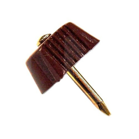 Plastic shelf support with nail col. "White"