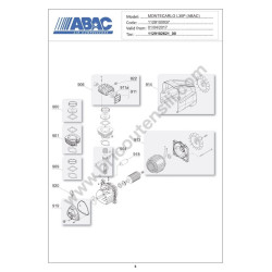Gruppo Pompante per Compressore a Cinghia A29B BLU