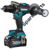 Makita HP001GD201 40V Cordless Hammer Drill Parts