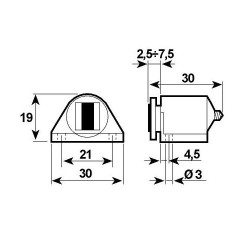 Chiusura magnetica da applicare Tonda"Regolabile"