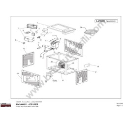 Lavor Original Parts for Pressure Cleaner MCHPV 1515LP - Drawing