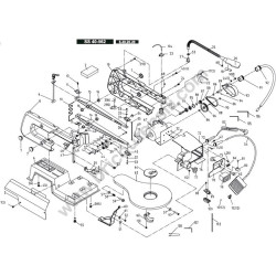 FEMI SS40-562 Scroll Saw Spare Parts - Drawing