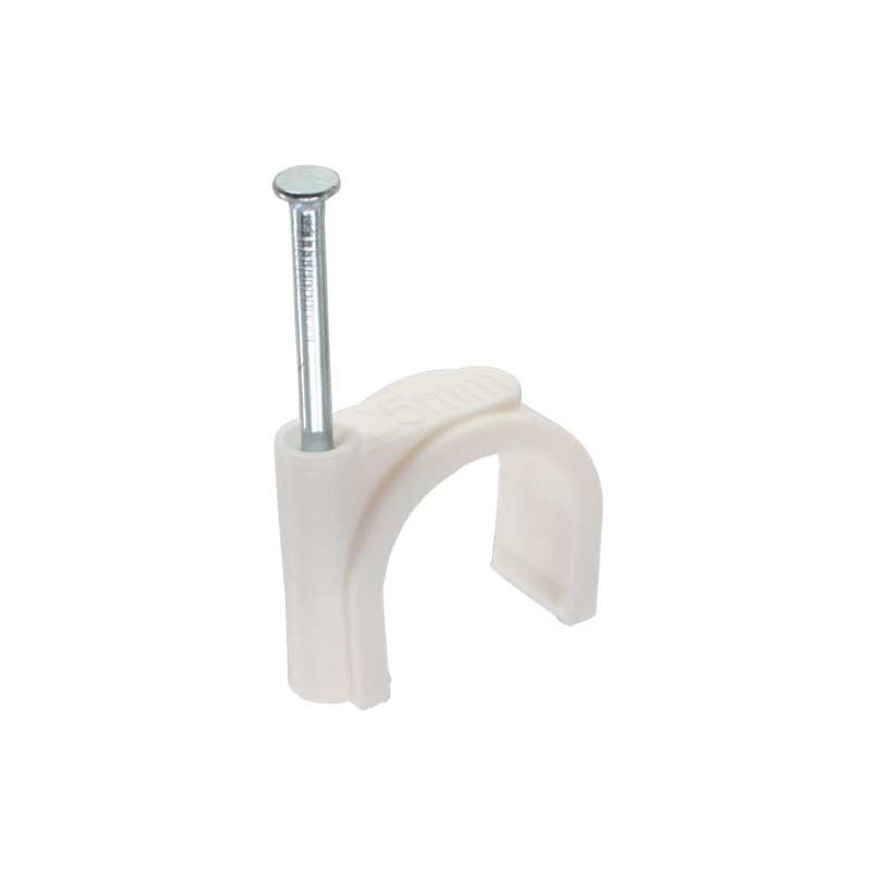 Staples Cable clip with Nail for Round Cable