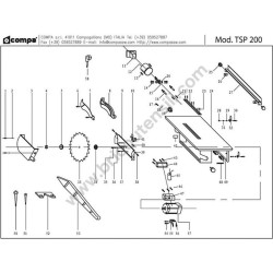 Compa-OMS Spare Parts for Portable tables saws Ts-Tsp