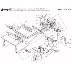 Ricambi Compa-OMS per Banchi sega Ts-Tsp