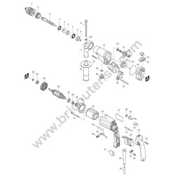 Makita Spare Parts for Percussion Drill HP2051 - Drawing