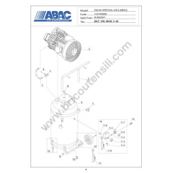 Ricambi per Compressore ABAC V30-50 Vertical CM3 - Esploso