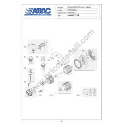 ABAC V30-50 Vertical CM3 Spare Parts - Drawing 1
