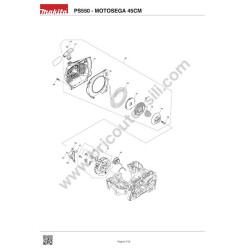 Ricambi Dolmar per Motosega PS550 - Esploso 3