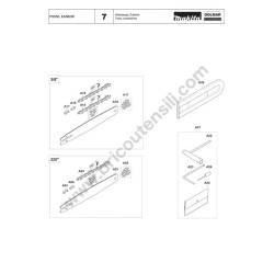 Dolmar Chainsaw PS550 Spare Parts  - Drawing 6