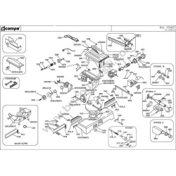 Compa-OMS Spare Parts for Portable saws 250 JET 01 - Drawing