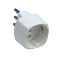 Adattatore "Schuko" con Spina Maschio