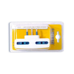 Adapter "Triple Bottom" with Male Plug 10 A