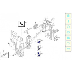 Black&Decker Spare Parts for Pressure Washer PW 1400 X