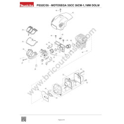 Ricambi Dolmar per Motosega PS32C/35 - Esploso 1