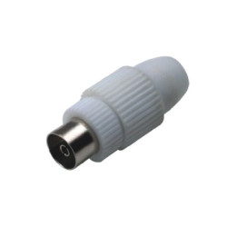 Socket "Straight" for cable TV