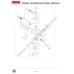 Ricambi Dolmar per Motosega PS32C/35 - Esploso 5