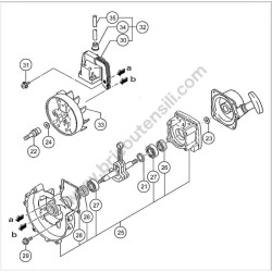 Ricambi Hitachi per Soffiatore RB 85E - Esploso 1