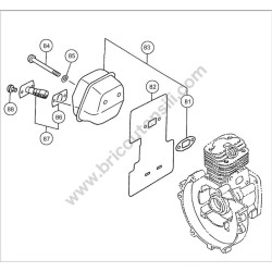 Hitachi Spare Parts for Blower RB 85E - Drawing 3
