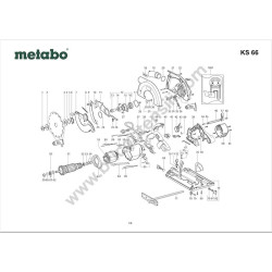 Metabo Spare Parts for Circular Saw KS 66