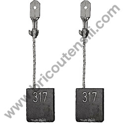 Metabo Grinder W 12-125 Quick Carbon Brush Set