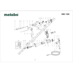 Ricambi Metabo per Smerigliatrici Angolari L 3709-L10-10-LE 9-10