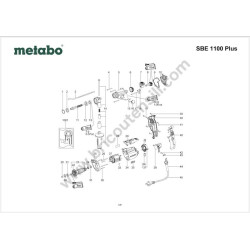 Ricambi Metabo per Smerigliatrici Angolari L 3709-L10-10-LE 9-10