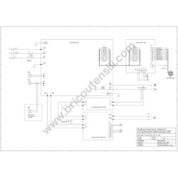 Telwin Spare Parts for Inverter Welding TECHNOLOGY TIG 230 DC-HF/LIFT - Wire Diagram