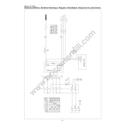 Telwin Spare Parts for Flux and MIG-MAG Welding Bimax 4.195 Turbo - Wire Diagram