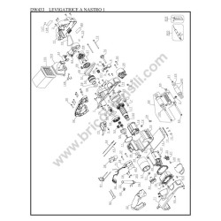 Ricambi DEWALT per Levigatrice a Nastro DW433 - Esploso