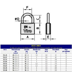 Brass Padlocks with Longbow Viro by "Fai"