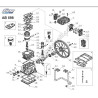 FIAC Spare Parts for Pumping Unit AB 598 - Drawing