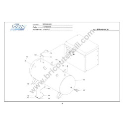 Ricambi Fiac per Compressore Silenziato SCS 598-300 - Esploso 2