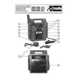 Ricambi Telwin per Avviatore Speed Start 2812 - Esploso