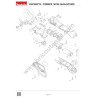 Makita Pruning Shear DUP362PT2 Spare Parts - Drawing