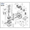 FIAC AB 500-858 TF 15BAR Spare Parts - Pump Unit Drawing