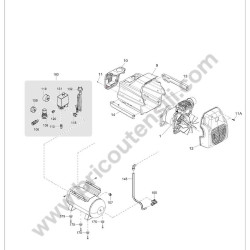 FIAC ECU XSS258 Spare Parts - Drawing